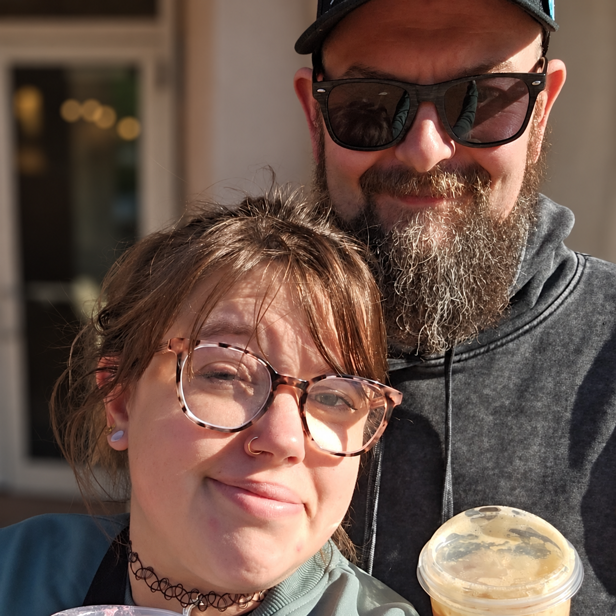Nick and Kylie enjoying a sunny day together